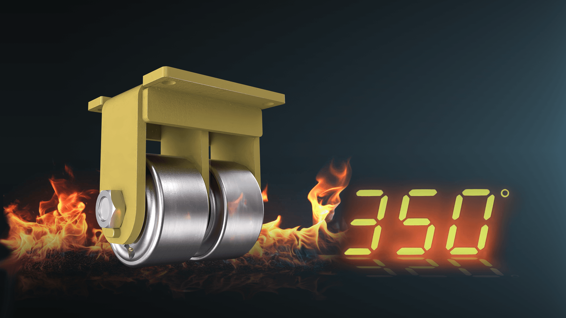 HIGH TEMPERATURE CASTERS