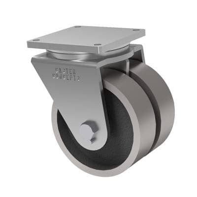 8x4 Dual Wheel H.D. Forged Steel Swivel Caster