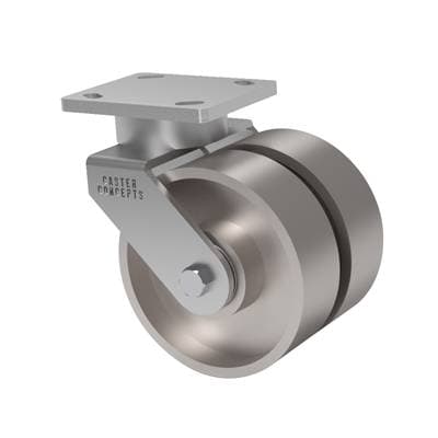 4x2 Cast Iron Swivel Caster
