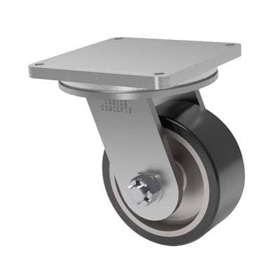 12x5 Dual Wheel H.D. Hard Polyurethane (70D) Swivel Caster