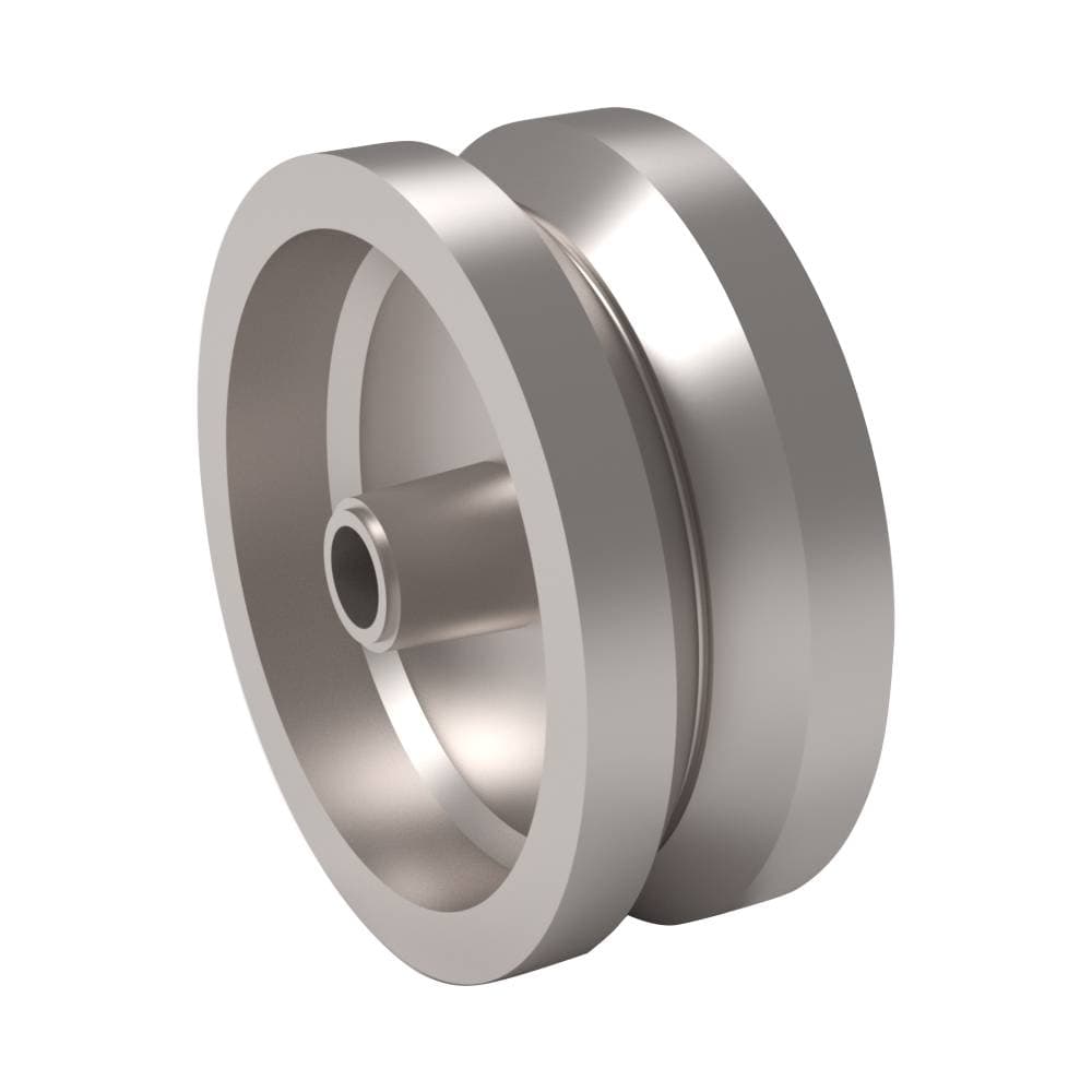 10x3 V-Groove Forged Steel Caster Wheel