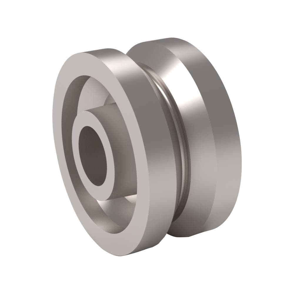 4x2 V-Groove Cast Iron Caster Wheel