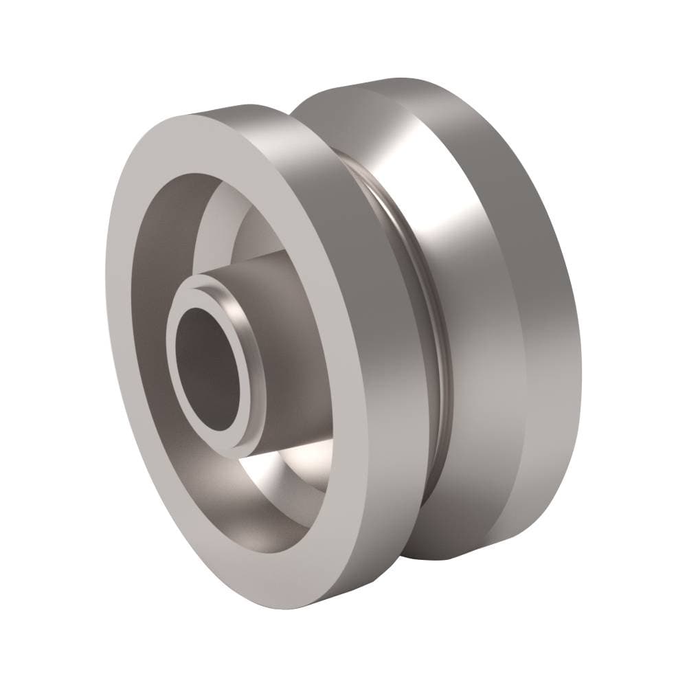 6x2 V-Groove Cast Iron Caster Wheel
