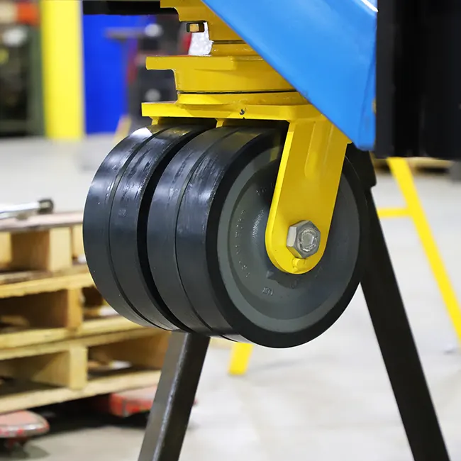 Dual Wheel Caster on NASA Cart