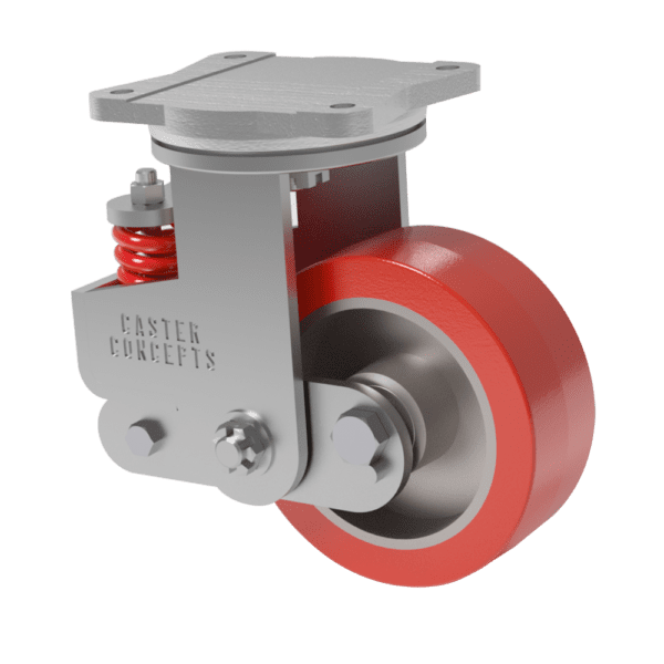 heavy duty spring loaded casters