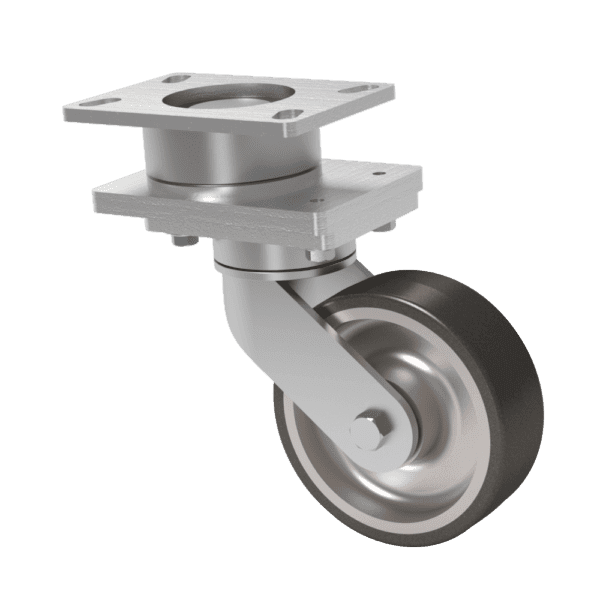 10x2 T/R-95 Polyurethane Swivel On Swivel (SoS) Caster