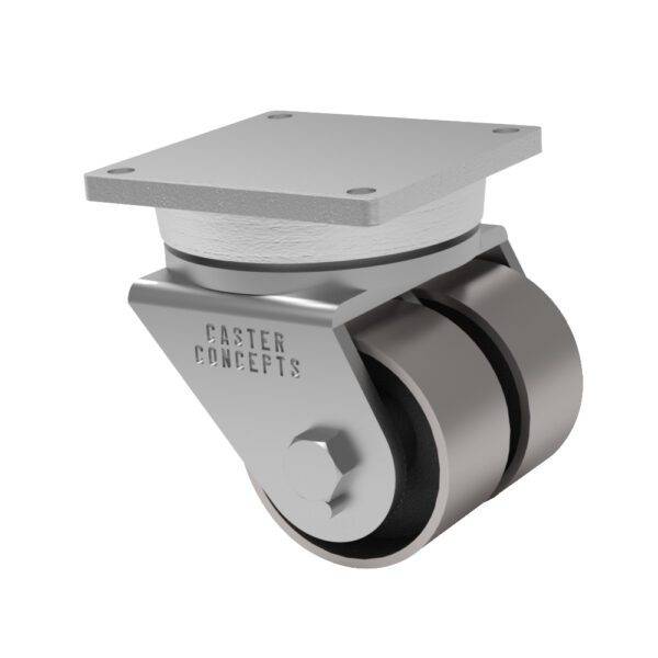 6x3 Dual Wheel Forged Steel Swivel Caster