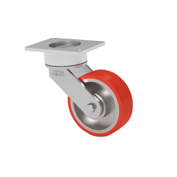 6x2 T/R Polyurethane Maintenance Free Swivel Caster