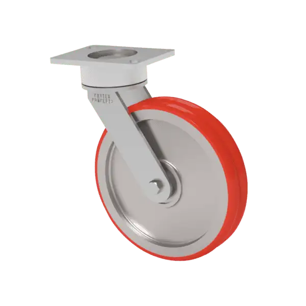 10x2 TWERGO T/R Polyurethane Swivel Caster