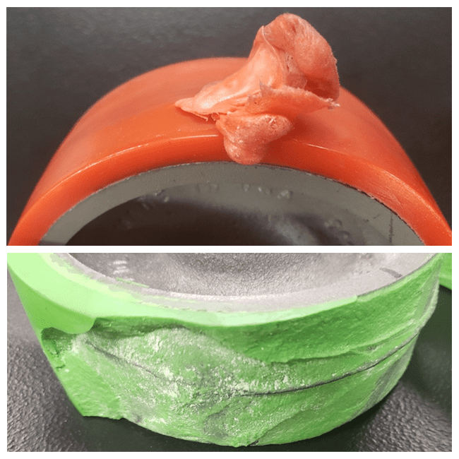 Broken Polyurethane Wheel