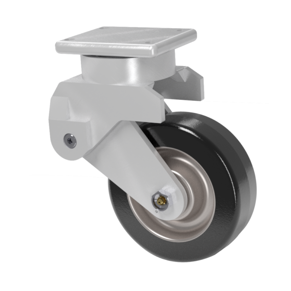 6x2 Phenolic Steel Spring Loaded Swivel Caster