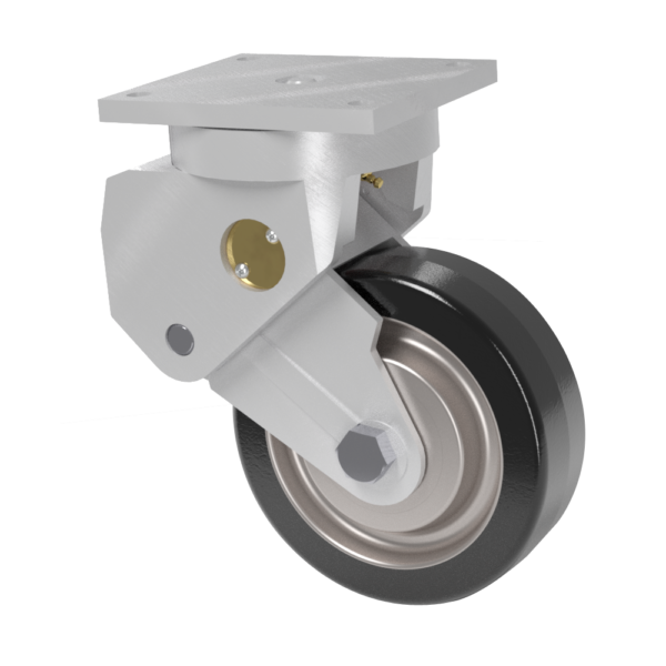 8x2.5 Phenolic Steel Spring Loaded Rigid Caster