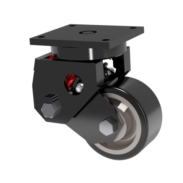 6x3 Standard Polyurethane Steel Spring Loaded Swivel Caster