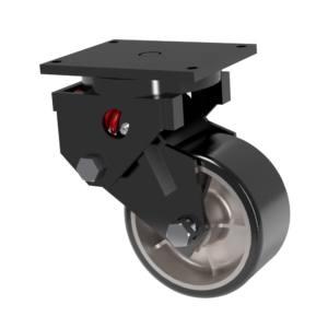 10x5 Standard Polyurethane Steel Spring Loaded Rigid Caster