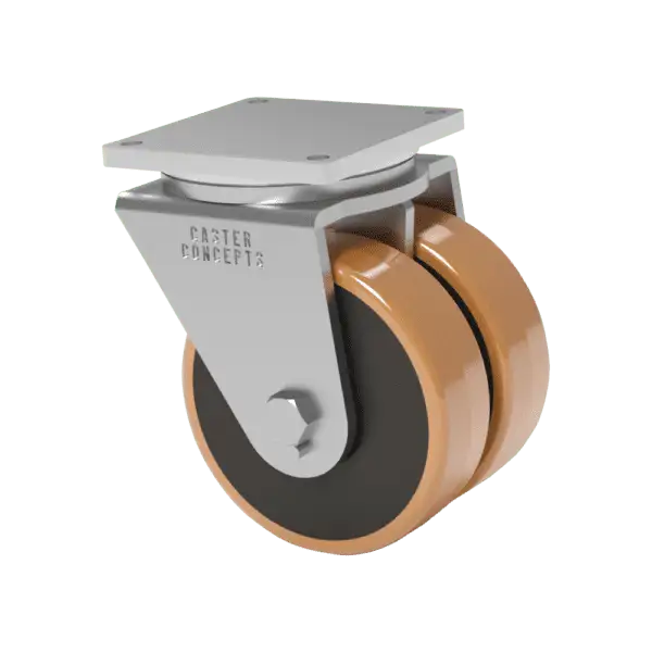 10x3 Dual Wheel Laminated Phenolic Swivel Caster