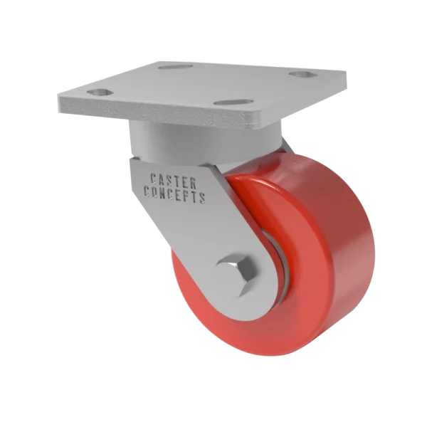 4×2 H.D. T/R Polyurethane Swivel Caster