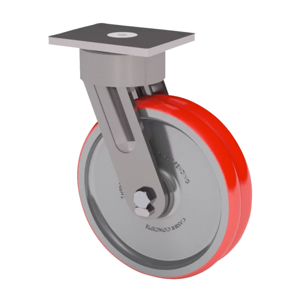 12x3 T/R Polyurethane Maintenance Free Swivel Caster