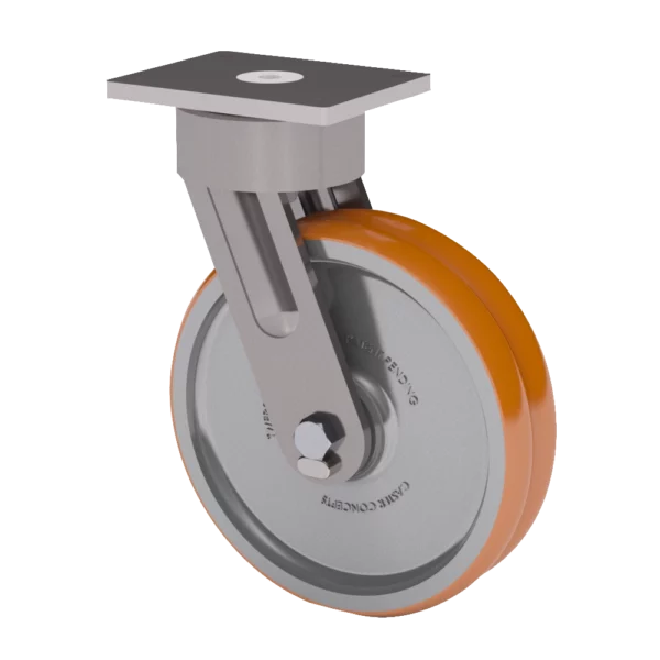 12x3 T/R-95 Polyurethane Maintenance Free Swivel Caster