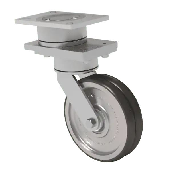 10x2 T/R-95 Polyurethane Swivel On Swivel (SoS) Caster
