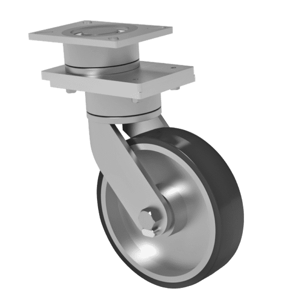 10x3 T/R-95 Polyurethane Swivel On Swivel (SoS) Caster