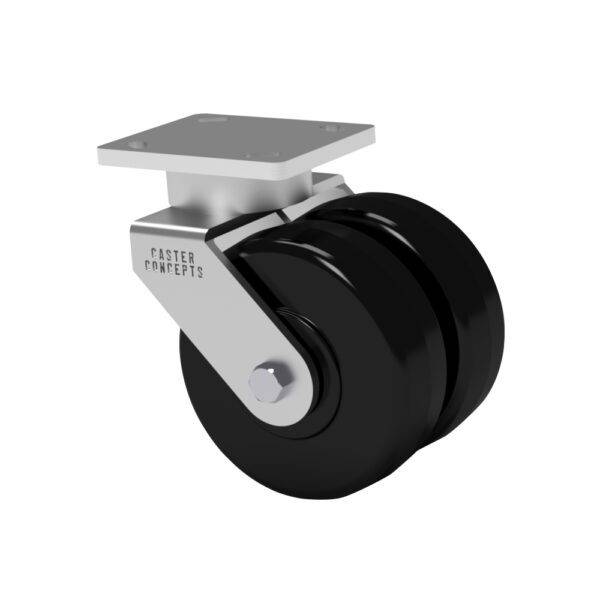 6x2 Dual Wheel Phenolic Resin Swivel Caster