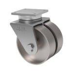 10×3 Dual Wheel Cast Iron Swivel Caster