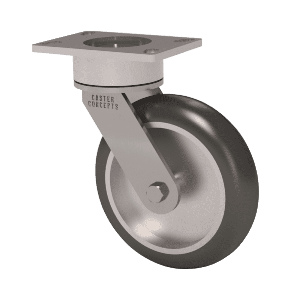 6x2 Round Tread T/R-95 Polyurethane Swivel Caster