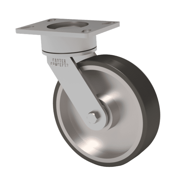 6x2 T/R-95 Polyurethane Maintenance Free Swivel Caster