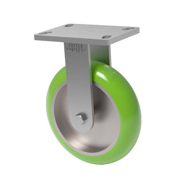 6x2 Round Tread ErgoTread Rigid Caster