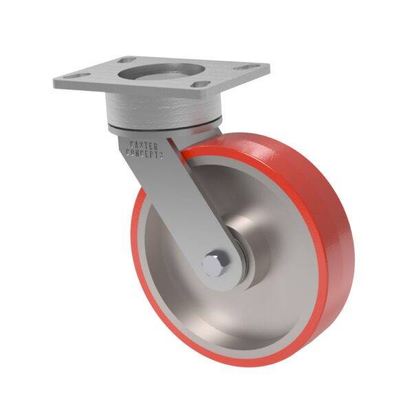 8x2 T/R Polyurethane Maintenance Free Swivel Caster