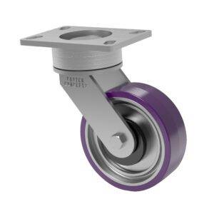6x2 CasterShoX HPPT Polyurethane Swivel Caster