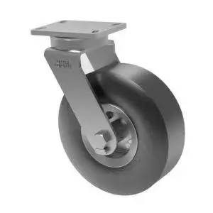 12x200 x 8 Pneumatic Rubber Swivel Caster