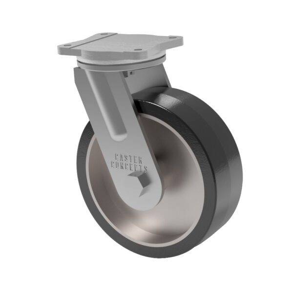 12x4 H.D. Hard Polyurethane (70D) Swivel Caster