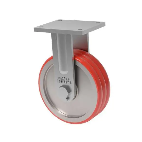 10x3 TWERGO T/R Polyurethane Rigid Caster