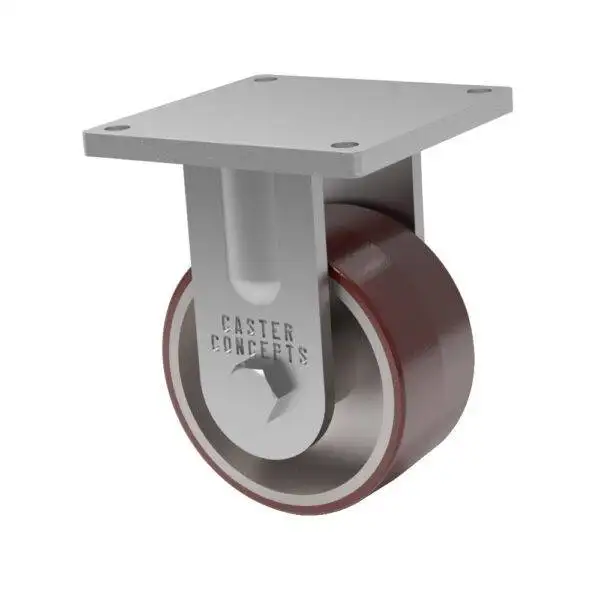 8x3 Standard Polyurethane Rigid Caster