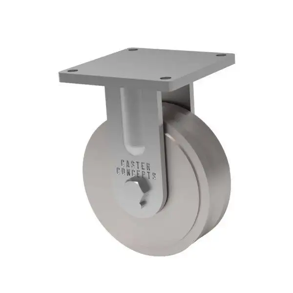 10x3 V-Groove H.D. Forged Steel Rigid Caster