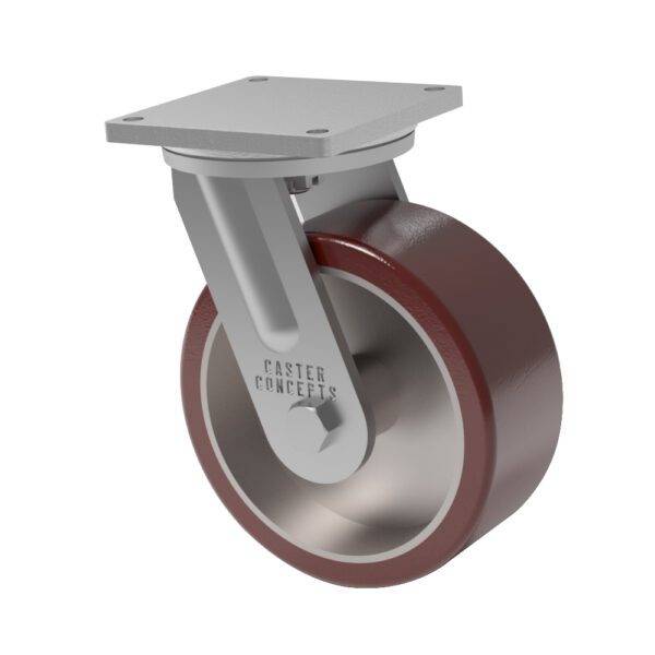 12x3 H.D. Standard Polyurethane Swivel Caster