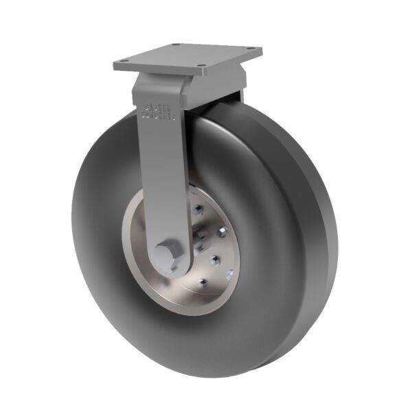 23x6.50/10 Pneumatic Rubber Rigid Caster