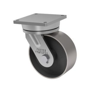 Dual Wheel Heavy Duty Forged Steel Swivel Caster