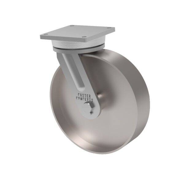 16x4 Cast Iron Swivel Caster