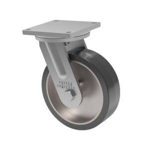 10x4 Mold On Rubber Swivel Caster