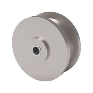 10x3 Dual Flanged Cast Iron Caster Wheel