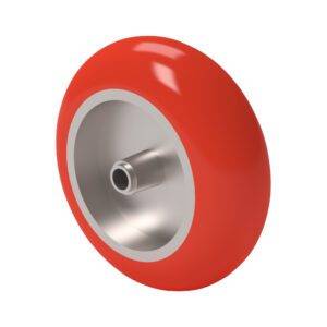 4x2 Round Tread T/R Polyurethane Caster Wheel