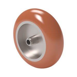 8x2 Round Tread T/R-95 Polyurethane Caster Wheel