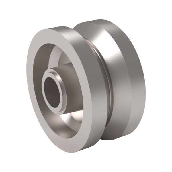 6x3 V-Groove H.D. Forged Steel Caster Wheel