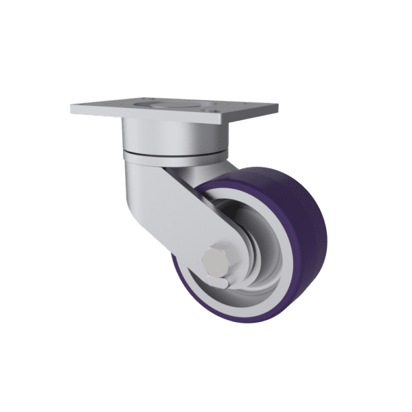 8x3 HPPT Polyurethane Maintenance Free Swivel Caster