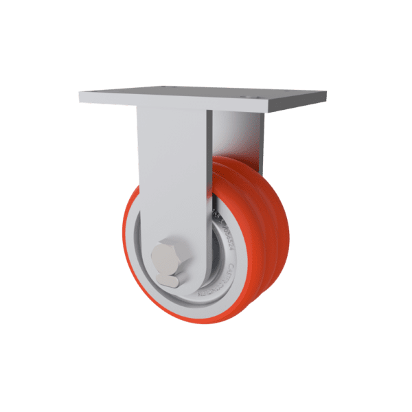 12x3 TWERGO T/R Polyurethane Rigid Caster
