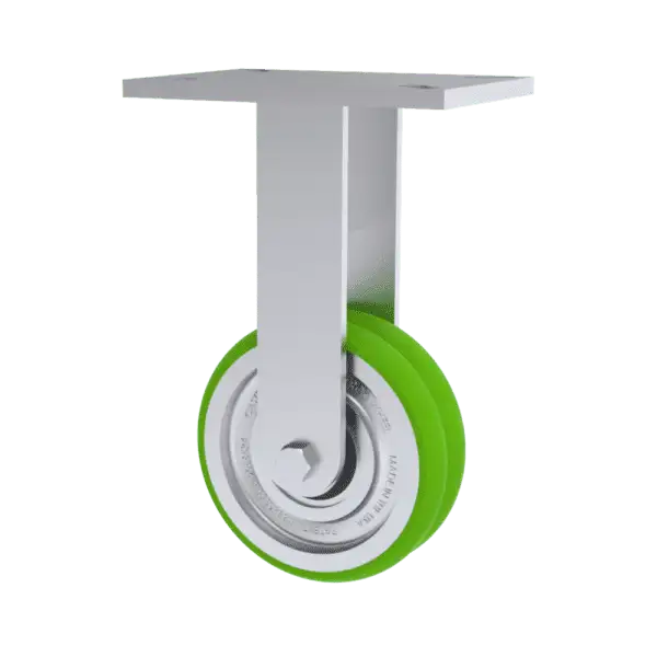 6x2 ErgoTread Rigid Caster W/ TWERGO Wheel