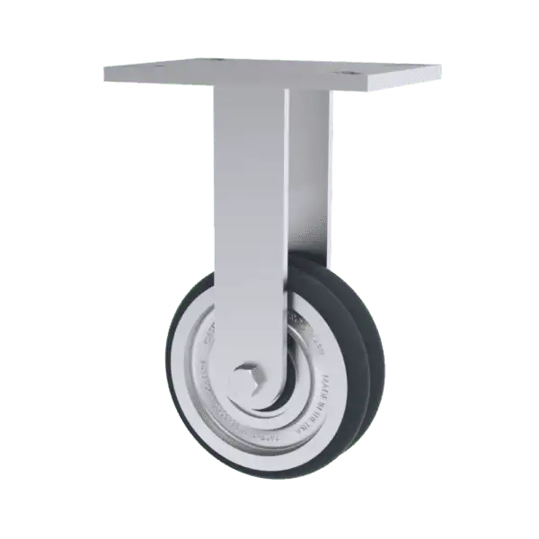 10x2 T/R-95 Polyurethane Rigid Caster W/ TWERGO Wheel