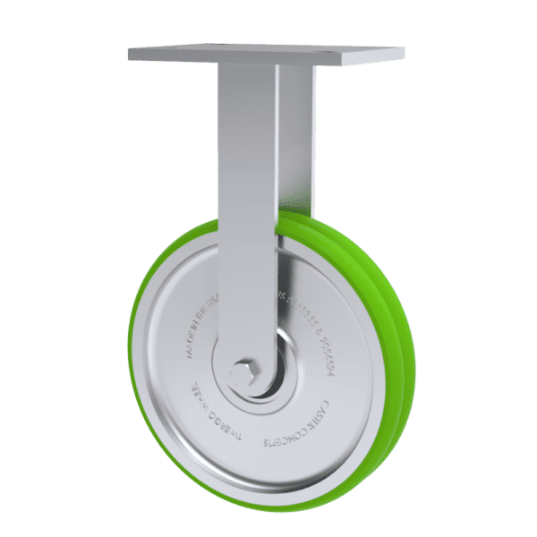 10x2 Swivel on Swivel Rigid Caster W/ TWERGO Wheel